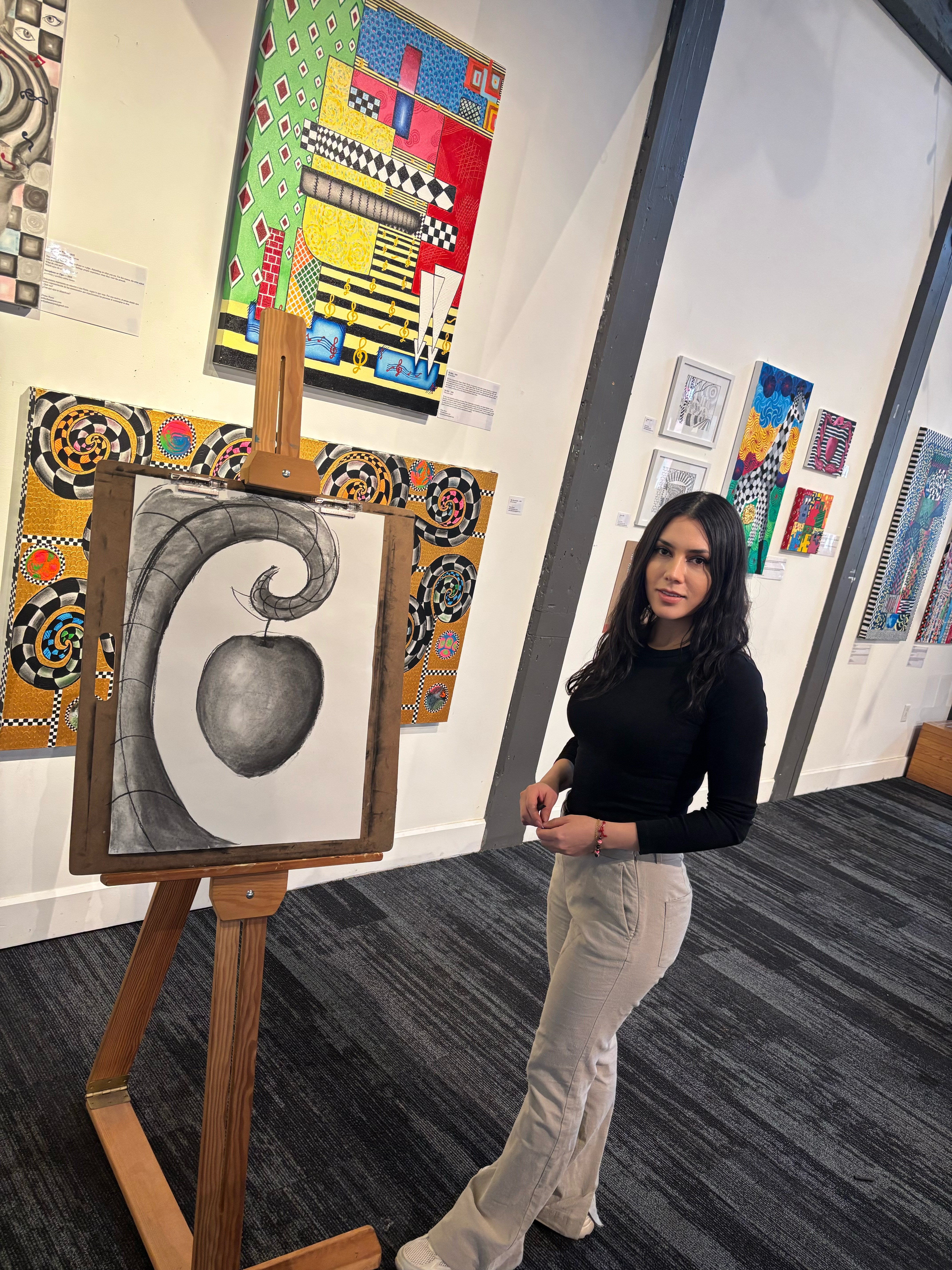 image of featured artworks for an art gallery